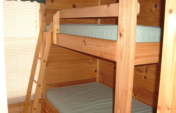 Deluxe Cabin interior kitchen