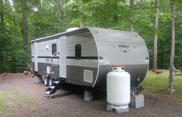Prime RV Rental at Adventure Bound Tall Pines